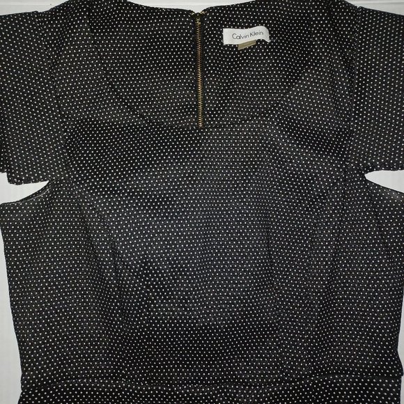 Calvin Klein Dresses & Skirts - CALVIN KLEIN WOMEN'S POLKA DOT CAREER WEAR DRESS